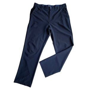 Izod Golf Pants Men’s Size 34X32 Black Chino Stretch Pockets Active Performance